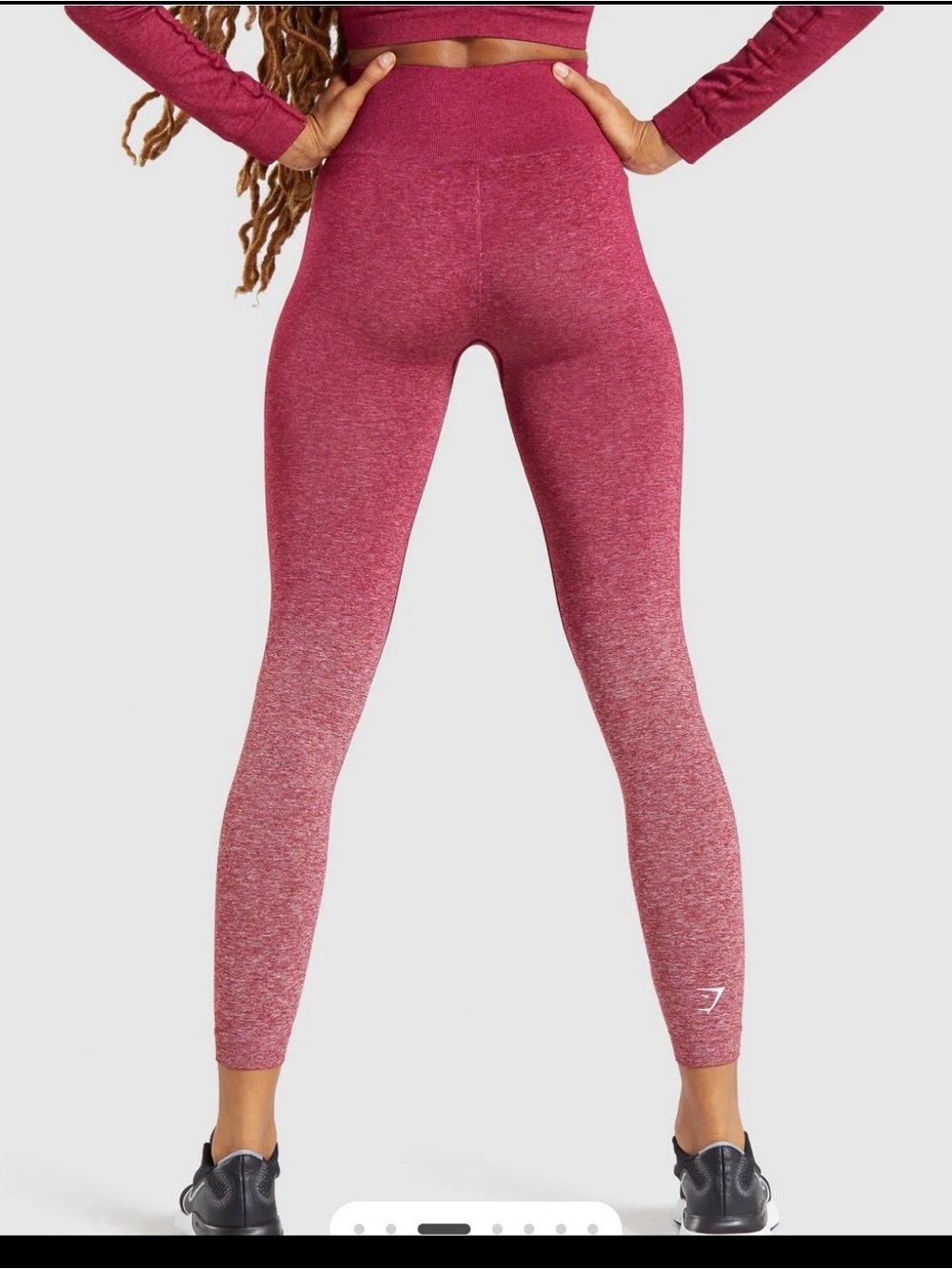 Gymshark Ombre High-Waist Seamless Leggings - Rose